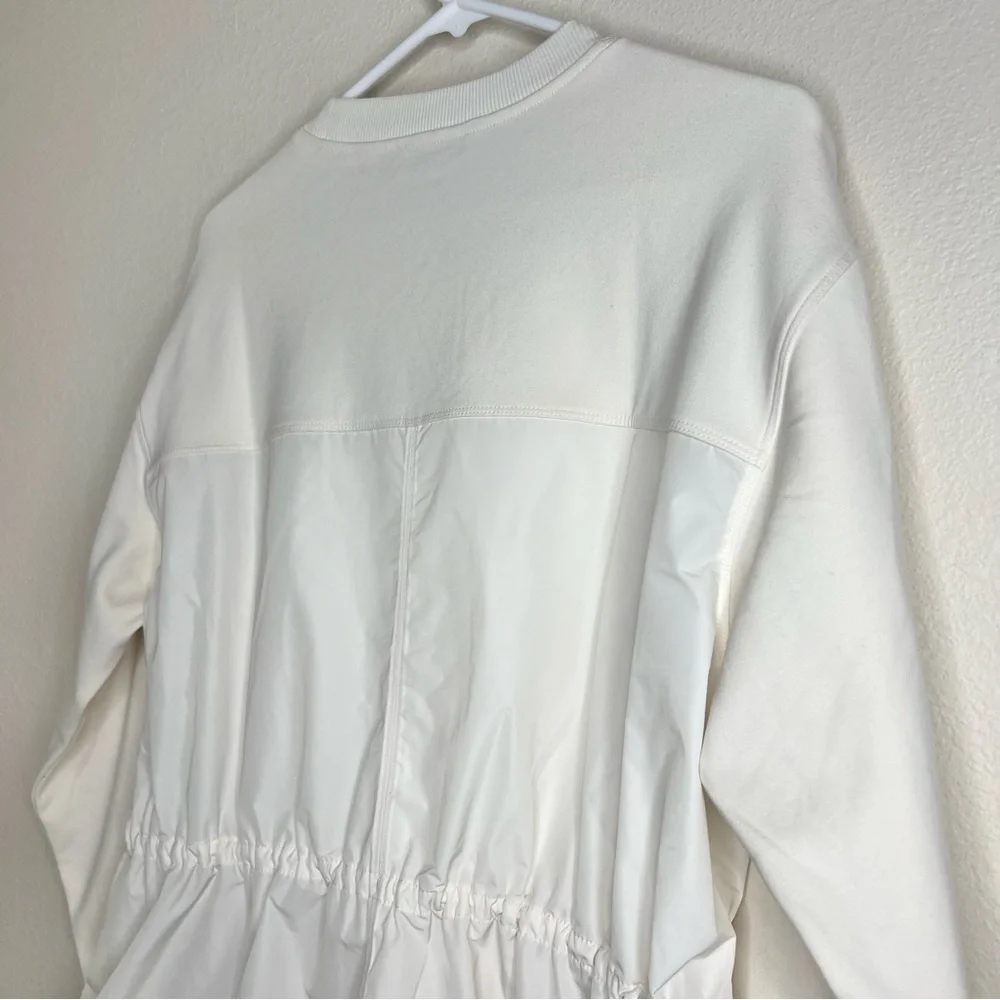 Athleta Ivory Magnolia White Triumph Hybrid Crewneck Sweatshirt Sz L NWT - Picture 14 of 16